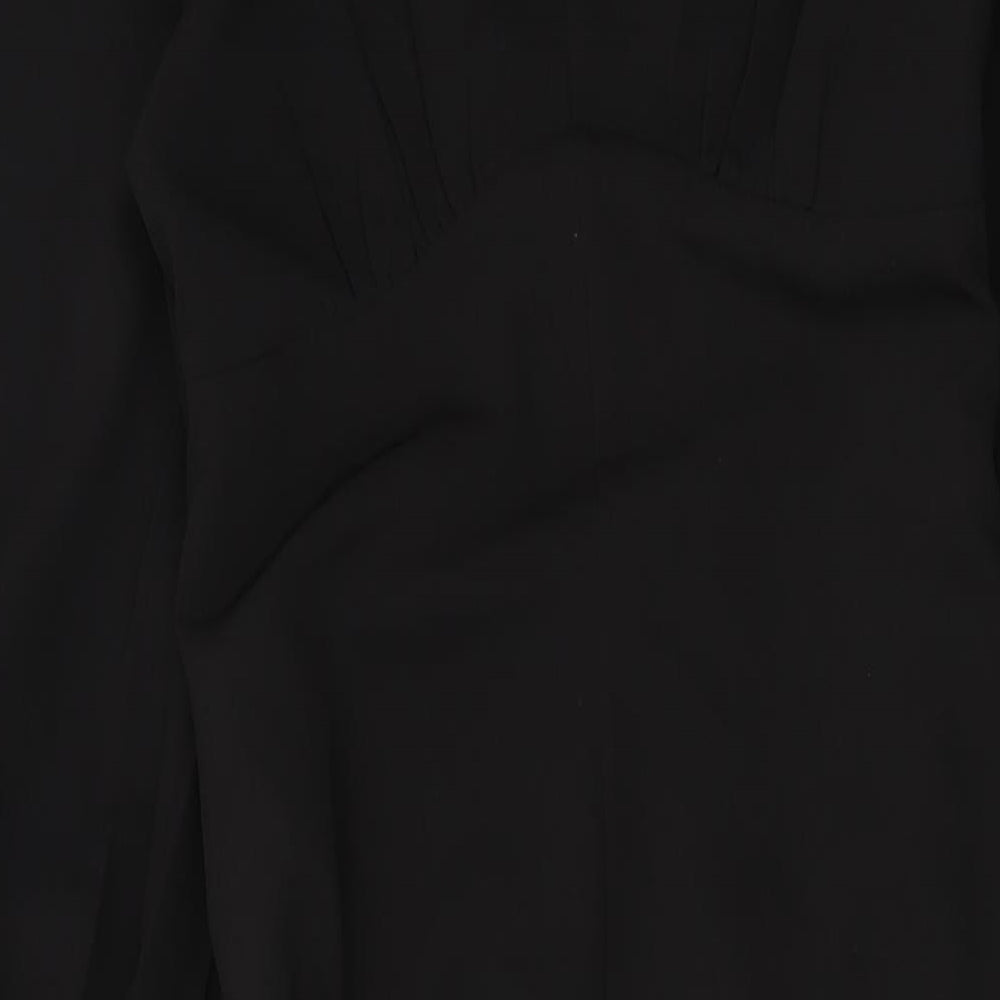 Womens UK Size 10 ASOS One-Piece Black Jumpsuit