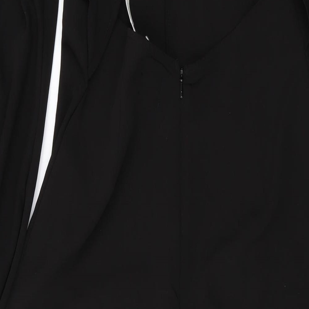 Womens UK Size 10 ASOS One-Piece Black Jumpsuit