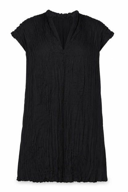 H&M Womens Black Polyester A-Line Size L V-Neck Pullover