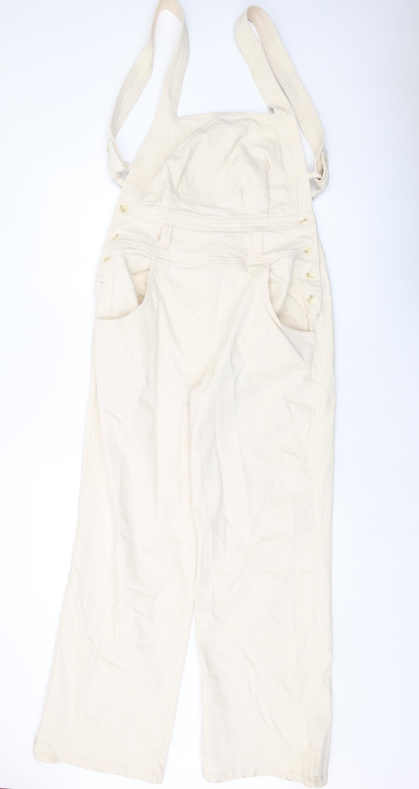 Womens UK Size 12 ASOS One-Piece Beige Coverall