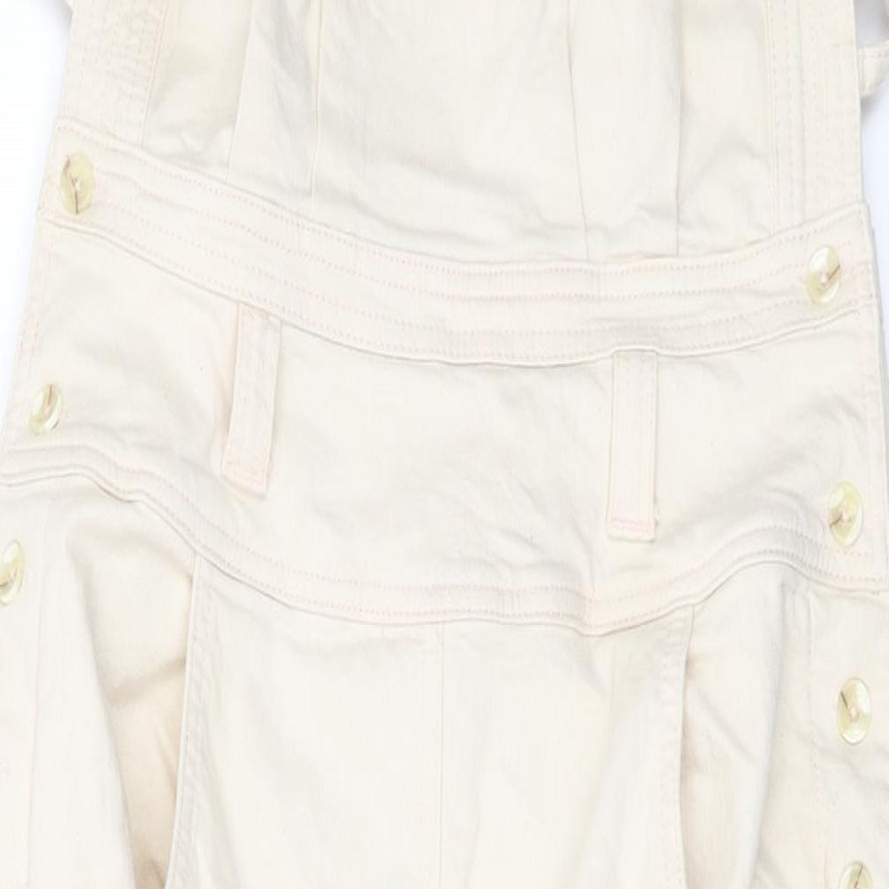 Womens UK Size 12 ASOS One-Piece Beige Coverall