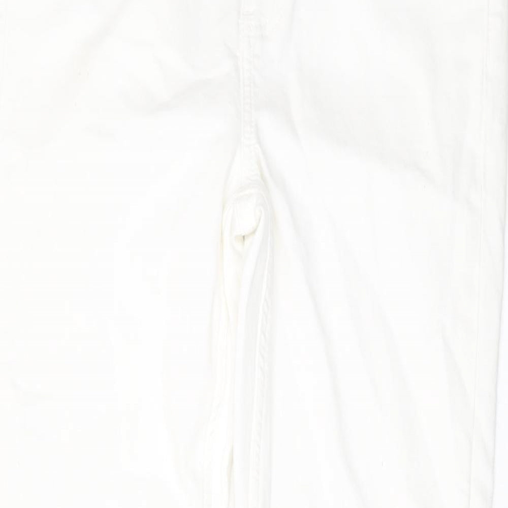 Womens UK Size 12 Marks and Spencer Slim Fit Skinny Ivory Jeans