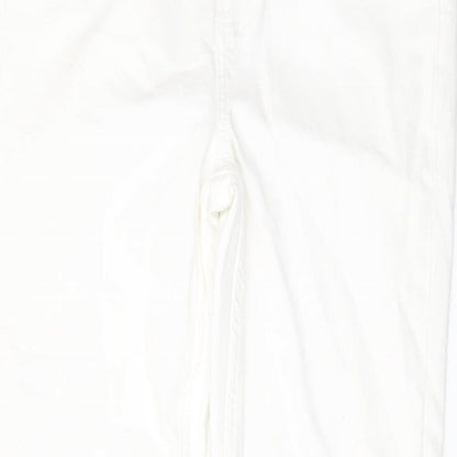 Womens UK Size 12 Marks and Spencer Slim Fit Skinny Ivory Jeans