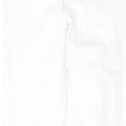 Womens UK Size 12 Marks and Spencer Slim Fit Skinny Ivory Jeans
