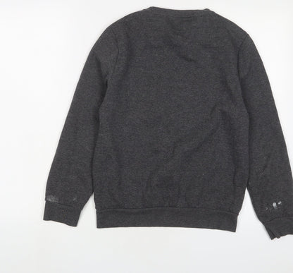 Womens UK Size 2XS FRIENDS Grey Pullover Sweatshirt