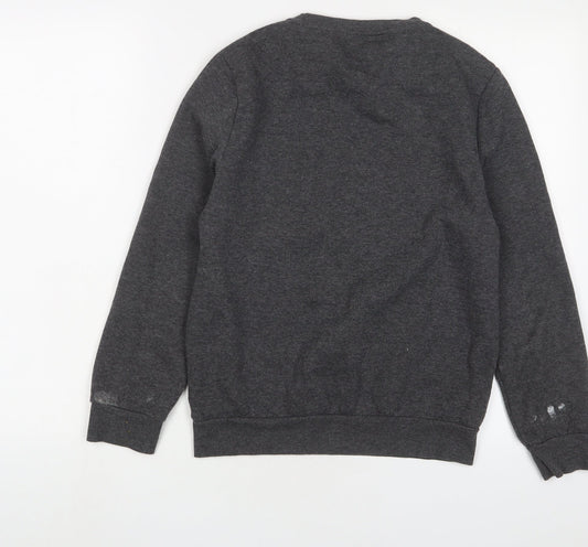 Womens UK Size 2XS FRIENDS Grey Pullover Sweatshirt