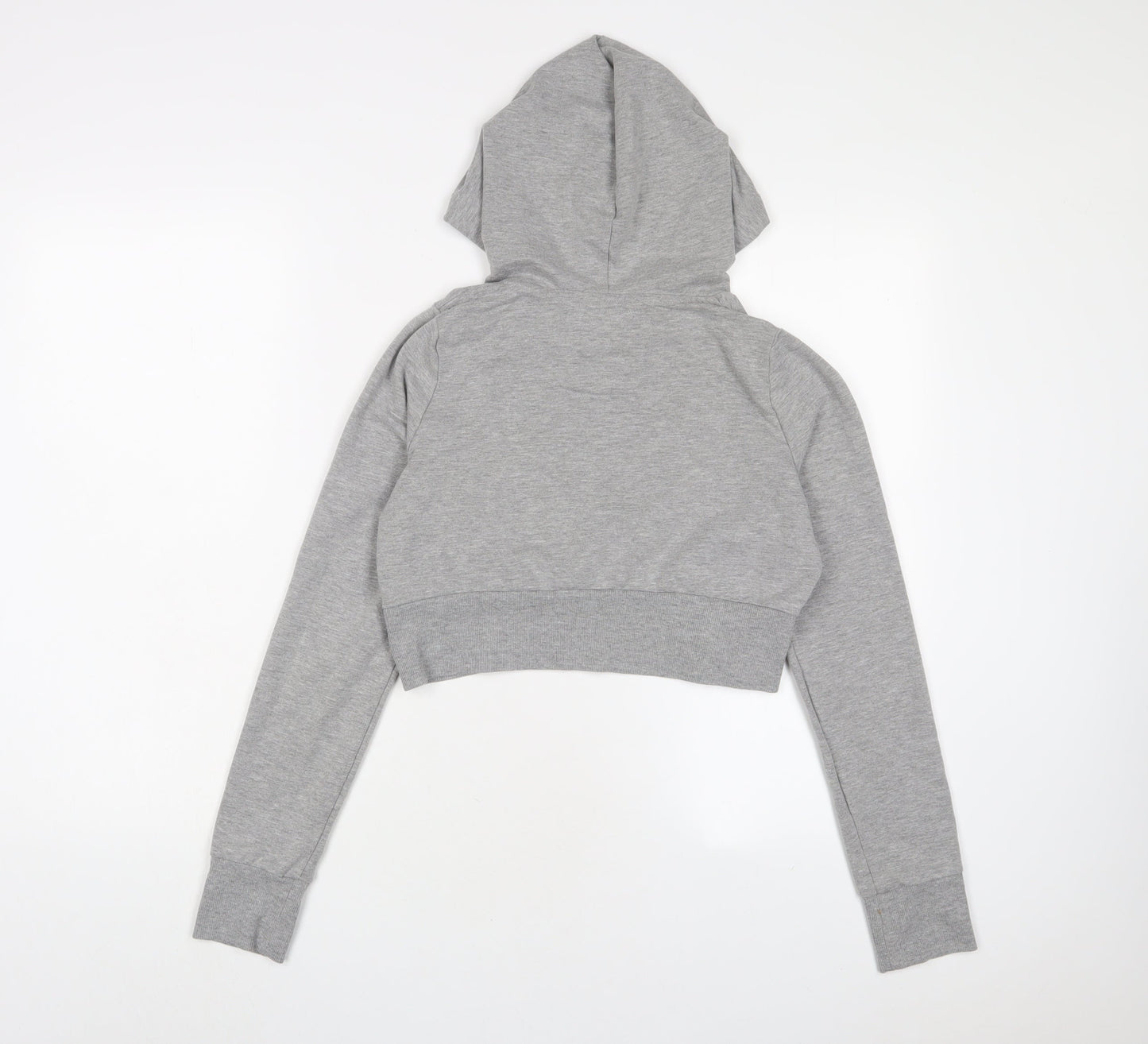 Pure Simple Girls Grey Polyester Pullover Hoodie Size 10 Years Pullover