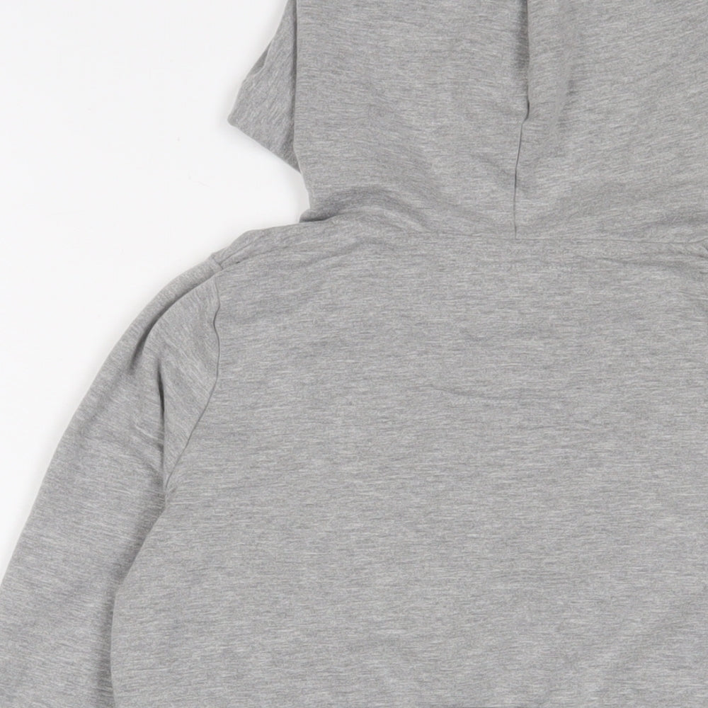 Pure Simple Girls Grey Polyester Pullover Hoodie Size 10 Years Pullover