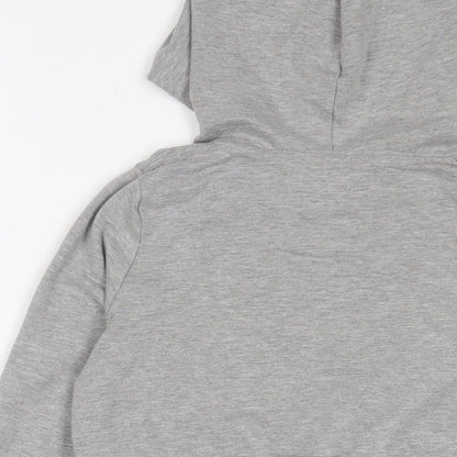 Pure Simple Girls Grey Polyester Pullover Hoodie Size 10 Years Pullover