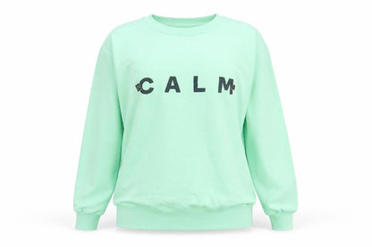 little White lies Womens Green Cotton Pullover Sweatshirt Size XS Pullover - Calm
