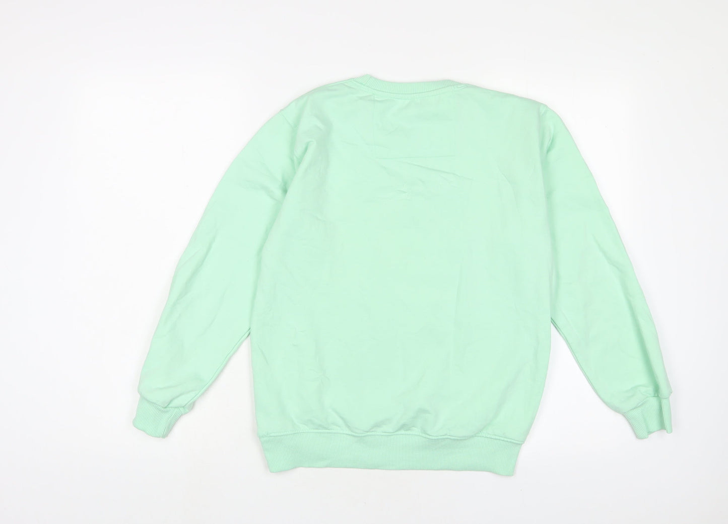 little White lies Womens Green Cotton Pullover Sweatshirt Size XS Pullover - Calm