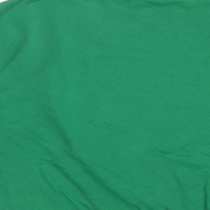 H&M Womens Green Cotton Pullover Sweatshirt Size M Pullover