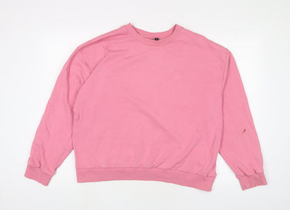 Womens UK Size 12 ASOS Pink Pullover Sweatshirt
