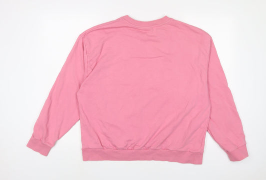 Womens UK Size 12 ASOS Pink Pullover Sweatshirt