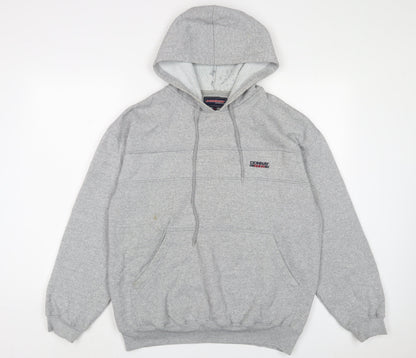 Mens UK Size M Donnay Grey Pullover Hoodie