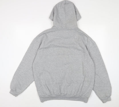Mens UK Size M Donnay Grey Pullover Hoodie