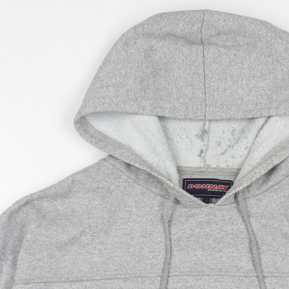 Mens UK Size M Donnay Grey Pullover Hoodie
