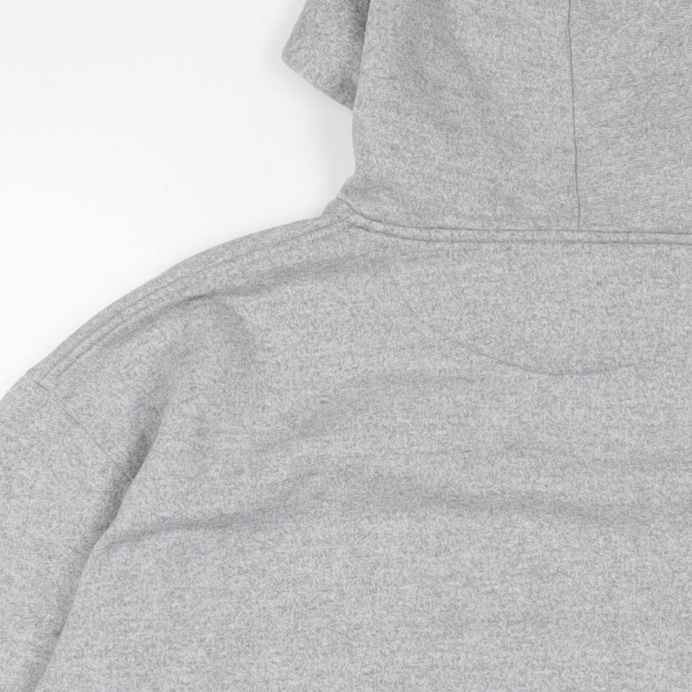Mens UK Size M Donnay Grey Pullover Hoodie