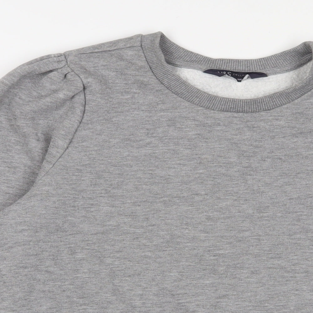 Womens UK Size 10 Marks and Spencer Grey Pullover Sweatshirt