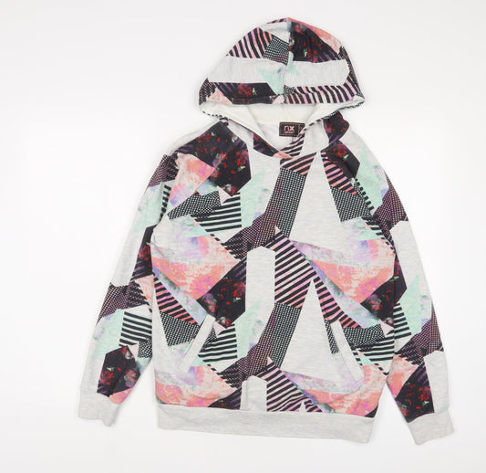 Womens UK Size 10 NEXT Multicoloured Pullover Hoodie