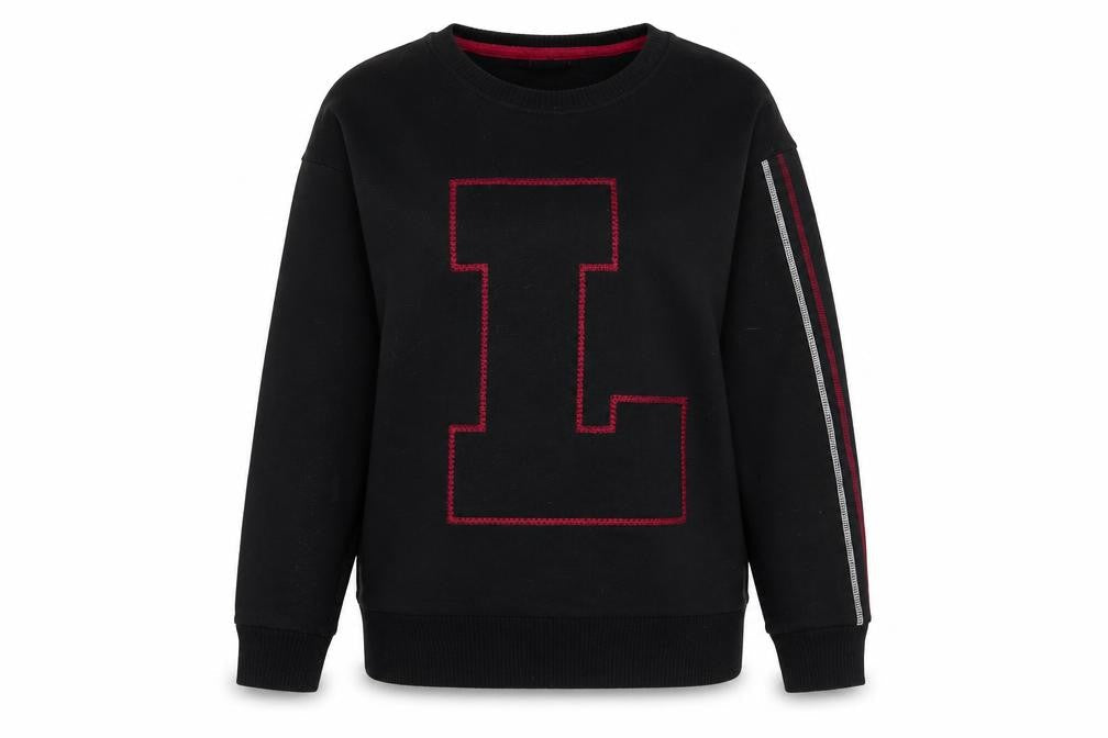 Womens UK Size 14 Lonsdale Black Pullover Sweatshirt