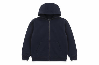 Next Boys Blue Cotton Full Zip Hoodie Size 9 Years Zip
