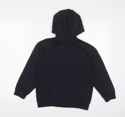 NEXT Boys Blue Cotton Full Zip Hoodie Size 9 Years Zip