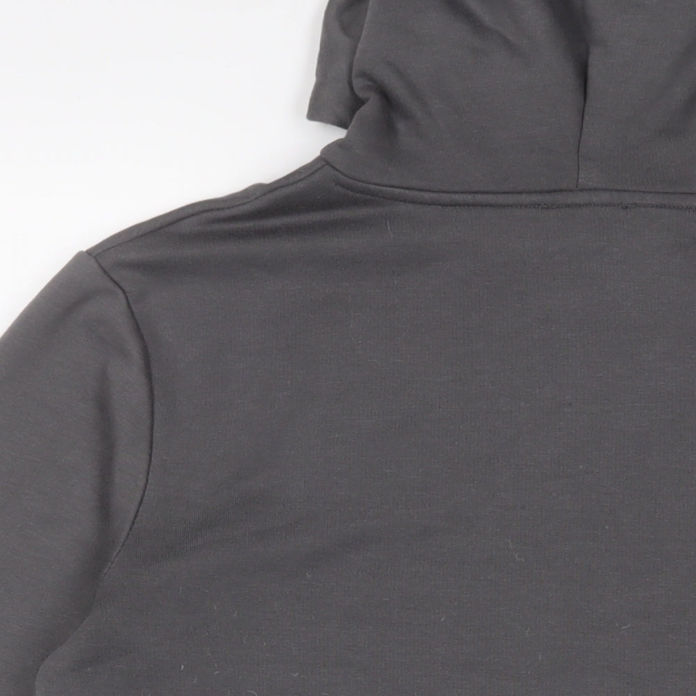 Mens UK Size M Boohoo Grey Pullover Hoodie