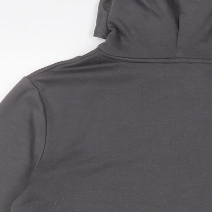 Mens UK Size M Boohoo Grey Pullover Hoodie