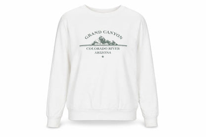PRETTYLITTLETHING Womens White Cotton Pullover Sweatshirt Size XS Pullover