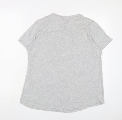 Womens UK Size 16 NEXT Grey Basic T-Shirt