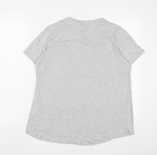 Womens UK Size 16 NEXT Grey Basic T-Shirt