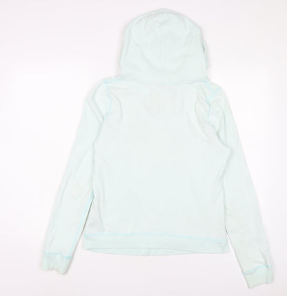 Hollister Womens Blue Cotton Pullover Hoodie Size L Pullover - Sequins