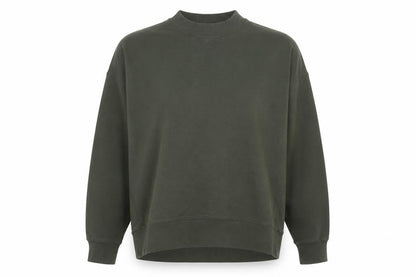 New Look Womens Green Cotton Pullover Sweatshirt Size 10 Pullover