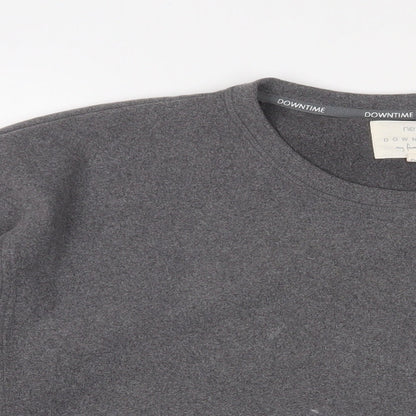 Next Womens Grey Solid Polyester Top Pyjama Top Size 10