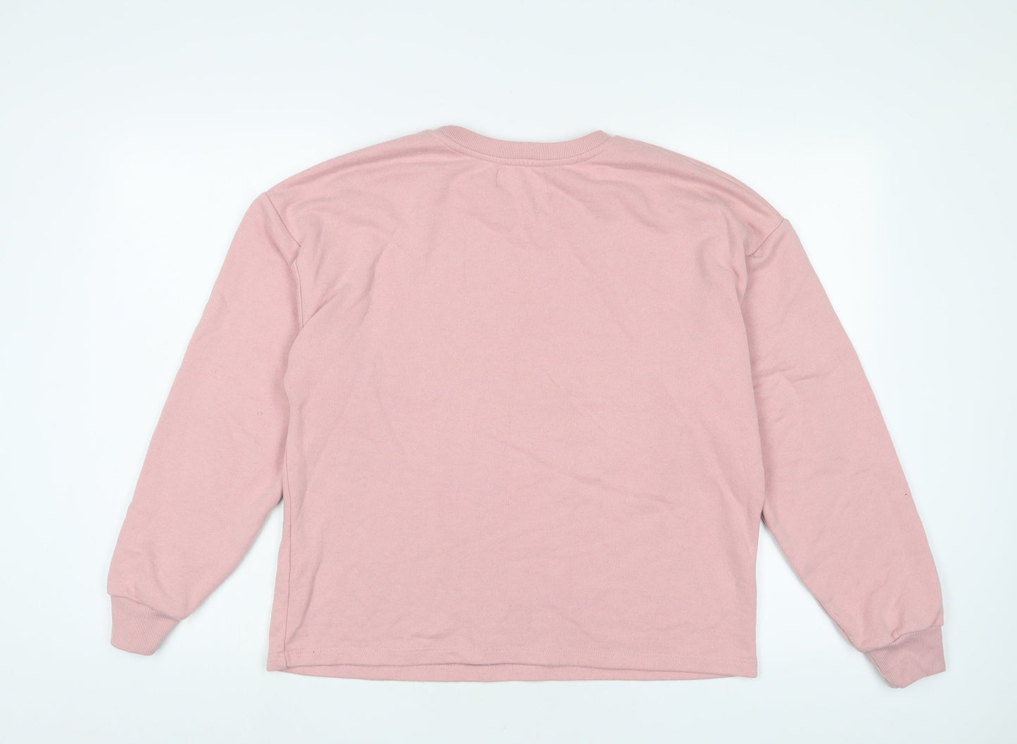 Womens UK Size M Pull&Bear Pink Pullover Sweatshirt
