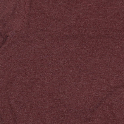 Mens UK Size M Marks and Spencer Red Pullover Sweatshirt