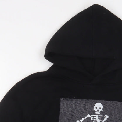 Gap Boys Black Cotton Pullover Hoodie Size 12-13 Years Pullover - Sequins