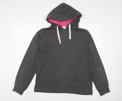 Epona Clothing Womens Grey Cotton Pullover Hoodie Size L Pullover