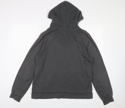 Epona Clothing Womens Grey Cotton Pullover Hoodie Size L Pullover