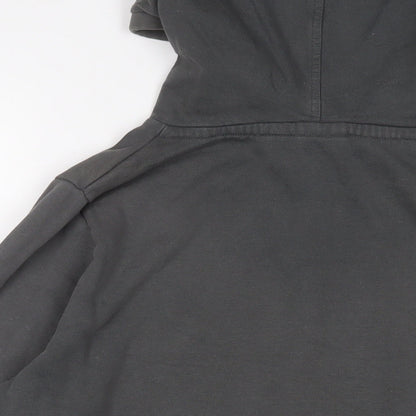 Epona Clothing Womens Grey Cotton Pullover Hoodie Size L Pullover