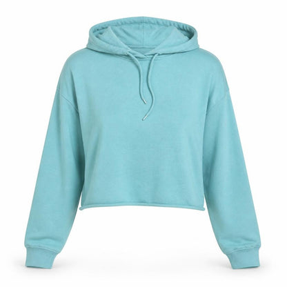 New Look Womens Blue Cotton Pullover Hoodie Size L Pullover