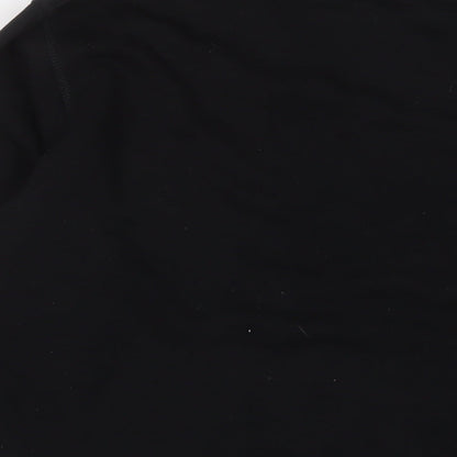 Juicy Couture Mens Black Cotton Pullover Sweatshirt Size XL