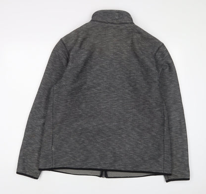 Mens UK Size XL Marks and Spencer Grey Full Zip Sweatshirt