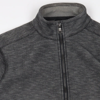 Mens UK Size XL Marks and Spencer Grey Full Zip Sweatshirt