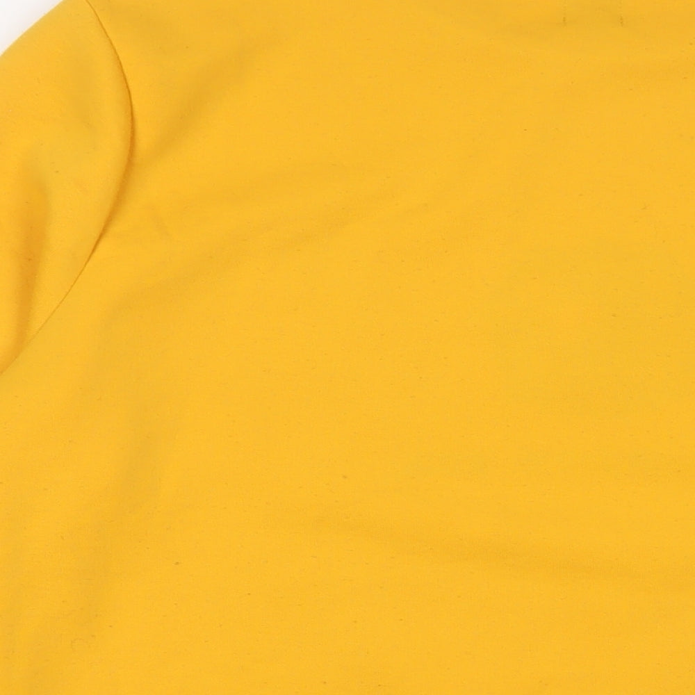 Mens UK Size L River Island Yellow Pullover Sweatshirt