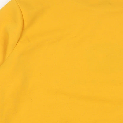 Mens UK Size L River Island Yellow Pullover Sweatshirt