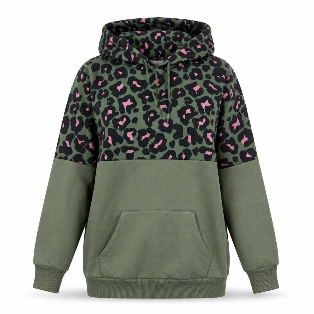 Womens UK Size S NEXT Green Pullover Hoodie
