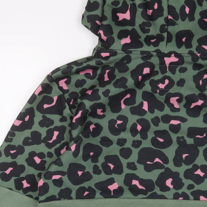 Womens UK Size S NEXT Green Pullover Hoodie