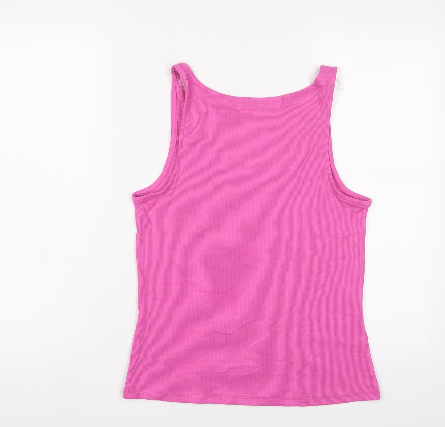 Womens UK Size M Marks and Spencer Pink Basic Tank